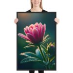 Dew-Dusted Majesty | Framed Matte, Nature Art Print - 24" × 36" - Image 2