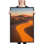 Golden Sands The Infinite S-Curve | Framed Matte, Nature Art Print - 24" × 36" - Image 2