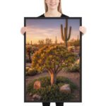 Luxury Desert Sunset | Framed Matte, Nature Art Print - 24" × 36" - Image 4