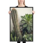 Desert Botanical | Framed Matte, Nature Art Print - 24" × 36" - Image 2
