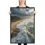 Wild Shore | Framed Matte, Nature Art Print - 24" × 36" - Image 2