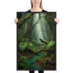 Ancient Tropical Rainforest | Framed Matte, Nature Art Print - 24" × 36" - Image 4