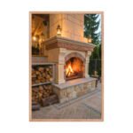 The Hearthside Framed Matte Art Print – 24" × 36" - Image 3