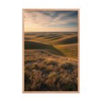 Golden Prairie Horizons Framed Matte Art Print – 24" × 36" - Image 3