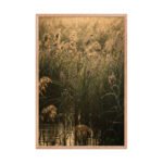 Gilded Reeds at Dawn Framed Matte Art Print – 24" × 36" - Image 3