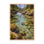 Alpine Clarity Framed Matte Nature Fine Art Print — 24" × 36" - Image 3