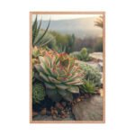 Desert Bloom Elegance | Framed Matte, Nature Art Print - 24" × 36" - Image 3