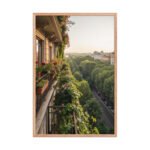 Verdant Boulevard Escape | Framed Matte, Nature Art Print - 24" × 36" - Image 3