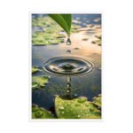 Luxe Water Ripple Framed Matte, Nature Art Print — 24" × 36" - Image 3