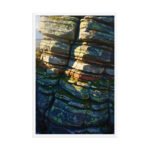 Ancient Strata Geological Framed Matte, Nature Art Print — 24" × 36" - Image 4