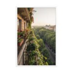 Verdant Boulevard Escape | Framed Matte, Nature Art Print - 24" × 36" - Image 4