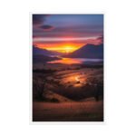 Epic Crimson Sunset | Framed Matte, Nature Art Print - 24" × 36" - Image 4
