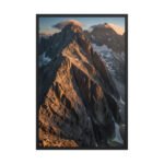 Titan's Ridge | Framed Matte, Nature Art Print - 24" × 36"