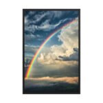 Vivid Rainbow Arc | Framed Matte, Nature Art Print - 24" × 36"
