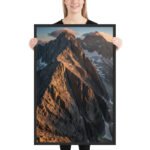 Titan's Ridge | Framed Matte, Nature Art Print - 24" × 36" - Image 2