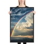 Vivid Rainbow Arc | Framed Matte, Nature Art Print - 24" × 36" - Image 2