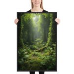 Temperate Rainforest Cathedral | Framed Matte, Nature Art Print - 24" × 36" - Image 2