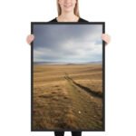 Winding Dirt Path | Framed Matte, Nature Art Print - 24" × 36" - Image 2