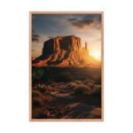 Monument Valley Desert | Framed Matte, Nature Art Print - 24" × 36" - Image 3