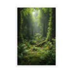 Temperate Rainforest Cathedral | Framed Matte, Nature Art Print - 24" × 36" - Image 4