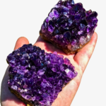 Raw Amethyst Geode Fragment - Natural Uruguayan Crystal Cluste - Image 2