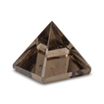 Smoky Quartz Pyramid Specimen – 30-35mm Faceted Earth Mineral Crystal for Home & Studio Space