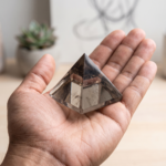 Smoky Quartz Pyramid Specimen – 30-35mm Faceted Earth Mineral Crystal for Home & Studio Space - Image 2