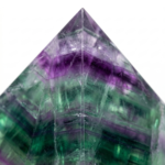 Natural Fluorite Crystal Pyramid 25-30mm Banded Mineral Gemstone Specimen Accent - Image 2