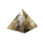 Smoky Quartz Pyramid Specimen – 30-35mm Faceted Earth Mineral Crystal for Home & Studio Space