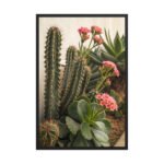 Desert Bloom | Framed Matte, Nature Art Print - 24" × 36"