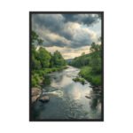 The Gathering Storm | Framed Matte, Nature Art Print - 24" × 36"
