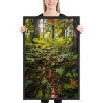 Forest Floor with Ivy and Ferns | Framed Matte, Nature Art Print - 24" × 36" - Image 2
