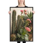 Desert Bloom | Framed Matte, Nature Art Print - 24" × 36" - Image 4