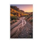The Golden Arroyo | Framed Matte, Nature Art Print - 24" × 36" - Image 4
