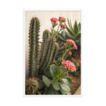 Desert Bloom | Framed Matte, Nature Art Print - 24" × 36" - Image 3