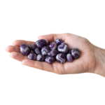 Chevron Amethyst Tumbled Stones, 1 lb Bulk Polished Banded Quartz Specimen, Brazil - Image 2