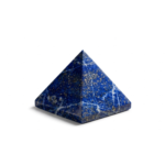 Natural Lapis Lazuli Carved Crystal Pyramid Specimen, 25-30mm Polished Stone (India)