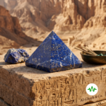 Natural Lapis Lazuli Carved Crystal Pyramid Specimen, 25-30mm Polished Stone (India) - Image 3