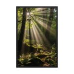 The Ray of Grace | Framed Matte, Nature Art Print - 24" × 36"