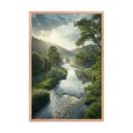 The River of Renewal | Framed Matte, Nature Art Print - 24" × 36" - Image 3