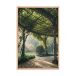 The Garden Pavilion | Framed Matte, Nature Art Print - 24" × 36" - Image 3