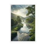 The River of Renewal | Framed Matte, Nature Art Print - 24" × 36" - Image 4