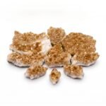 2kg Flat of Raw Natural Citrine Points | Sacred Collection Assortment from Brazil