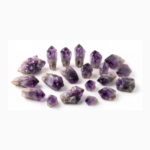Raw Brazilian Amethyst Points & Chunks | 1 lb Lot | "Stone of Peace" Healing Crystals for Anxiety, Sleep & Meditation